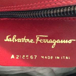 Salvador Ferrigamo leather crossbody